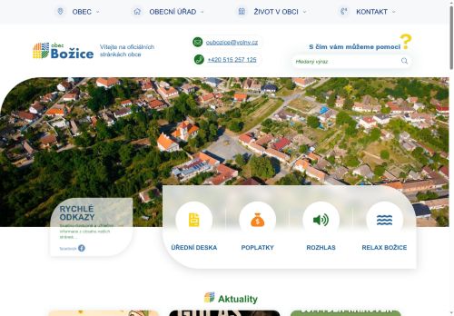 Zobrazit webové stránky Obecní úřad Božice