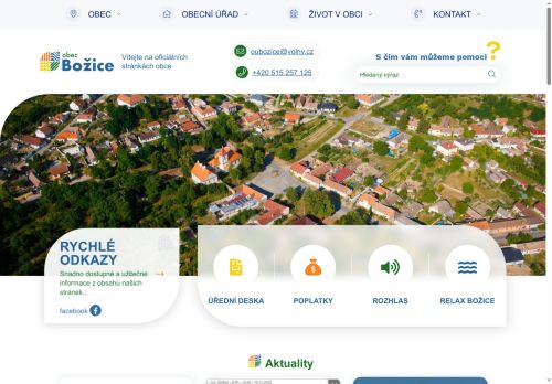 Zobrazit webové stránky Obecní úřad Božice