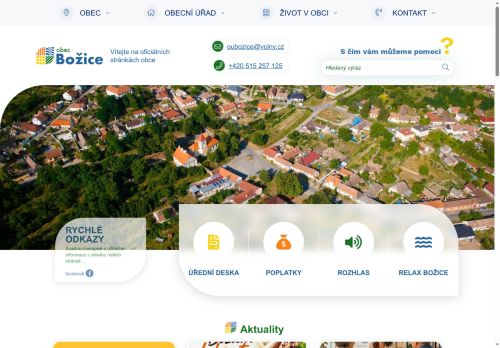 Zobrazit webové stránky Obecní úřad Božice