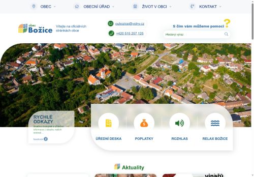 Zobrazit webové stránky Obecní úřad Božice