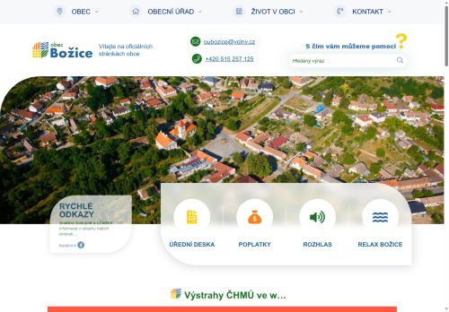 Zobrazit webové stránky Obecní úřad Božice