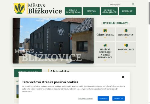 Zobrazit webové stránky Úřad městyse Blížkovice