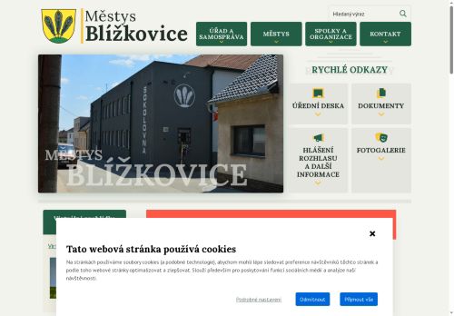 Zobrazit webové stránky Úřad městyse Blížkovice