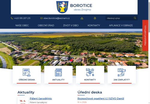 Zobrazit webové stránky Obecní úřad Borotice
