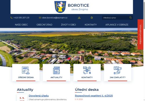 Zobrazit webové stránky Obecní úřad Borotice