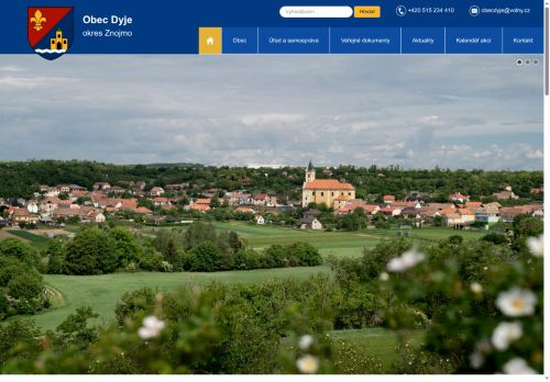 Zobrazit webové stránky Obecní úřad Dyje