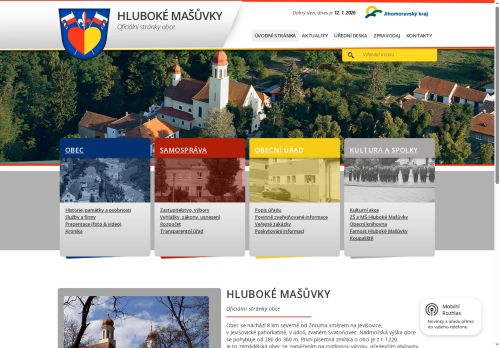 Zobrazit webové stránky Obecní úřad Hluboké Mašůvky
