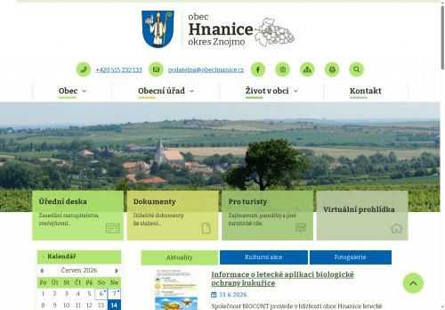 Zobrazit webové stránky Obecní úřad Hnanice