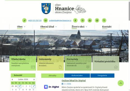 Zobrazit webové stránky Obecní úřad Hnanice