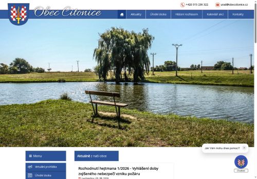 Zobrazit webové stránky Obecní úřad Citonice