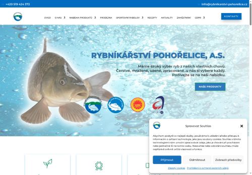 Zobrazit webové stránky Rybnikářství Pohořelice a.s.