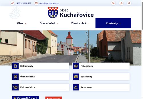 Zobrazit webové stránky Obecní úřad Kuchařovice