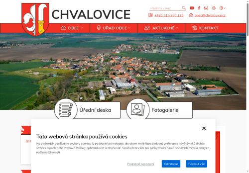Zobrazit webové stránky Obecní úřad Chvalovice