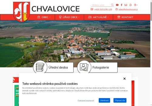 Zobrazit webové stránky Obecní úřad Chvalovice