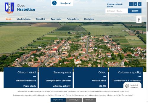 Zobrazit webové stránky Obecní úřad Hrabětice