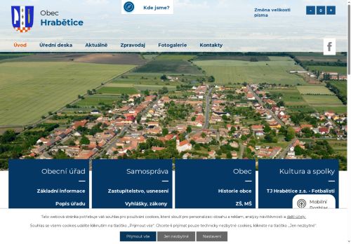 Zobrazit webové stránky Obecní úřad Hrabětice