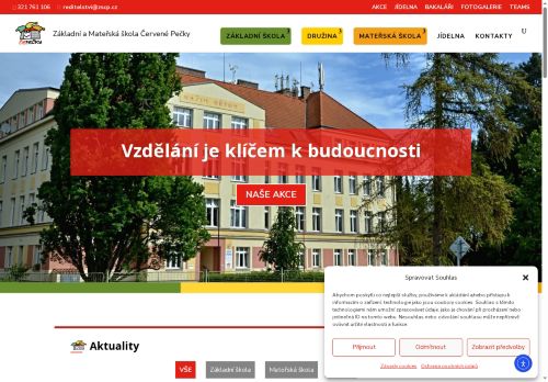 Základní škola a Mateřská škola Červené Pečky nabízí práci na pozici Učitelé na 2. stupni základních škol (m/ž) v obci Červené Pečky