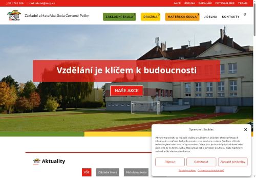 Základní škola a Mateřská škola Červené Pečky nabízí práci na pozici Učitelé na 2. stupni základních škol (m/ž) v obci Červené Pečky