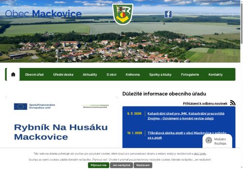 Zobrazit webové stránky Obecní úřad Mackovice