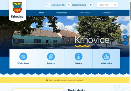 Zobrazit webové stránky Obecní úřad Krhovice