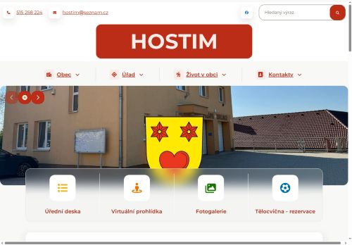Zobrazit webové stránky Obecní úřad Hostim