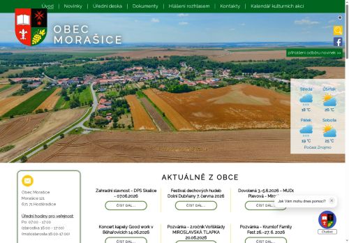 Zobrazit webové stránky Obecní úřad Morašice