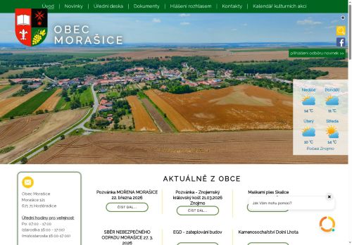 Zobrazit webové stránky Obecní úřad Morašice