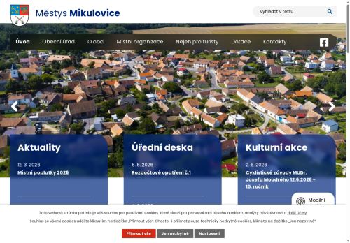 Zobrazit webové stránky Úřad městyse Mikulovice