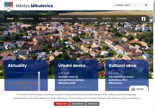 Zobrazit webové stránky Úřad městyse Mikulovice