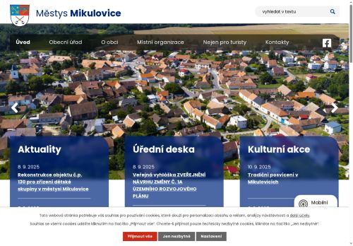 Zobrazit webové stránky Úřad městyse Mikulovice