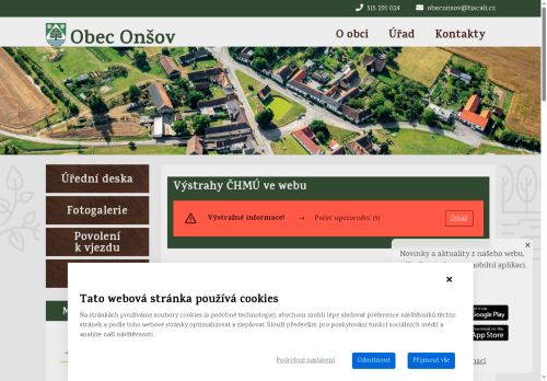 Zobrazit webové stránky Obecní úřad Onšov