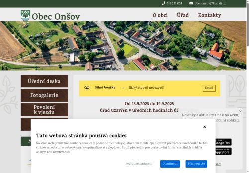 Zobrazit webové stránky Obecní úřad Onšov