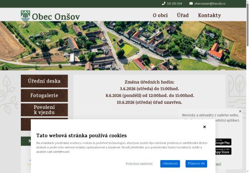 Zobrazit webové stránky Obecní úřad Onšov