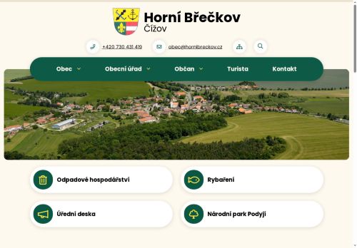 Zobrazit webové stránky Obecní úřad Horní Břečkov