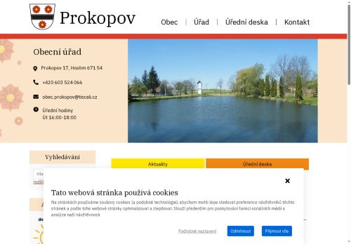 Zobrazit webové stránky Obecní úřad Prokopov