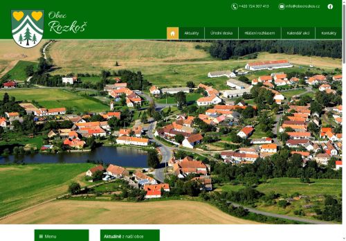 Zobrazit webové stránky Obecní úřad Rozkoš