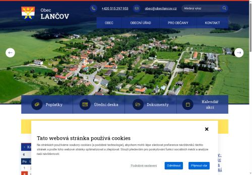 Zobrazit webové stránky Obecní úřad Lančov