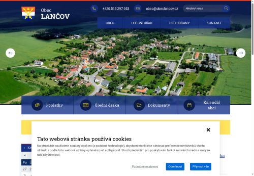 Zobrazit webové stránky Obecní úřad Lančov