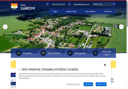 Zobrazit webové stránky Obecní úřad Lančov