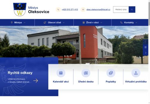 Zobrazit webové stránky Úřad městyse Oleksovice