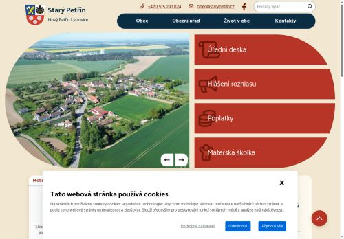 Zobrazit webové stránky Obecní úřad Starý Petřín