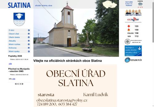 Zobrazit webové stránky Obecní úřad Slatina