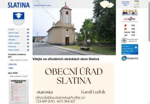 Zobrazit webové stránky Obecní úřad Slatina