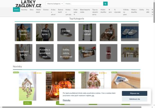 Zobrazit webové stránky Látky - záclony (Ing. Regina Kašíková)