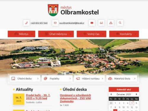Úřad městyse Olbramkostel