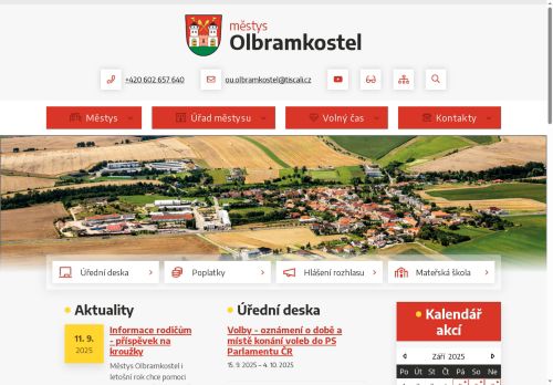 Zobrazit webové stránky Úřad městyse Olbramkostel