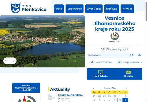 Zobrazit webové stránky Obecní úřad Plenkovice