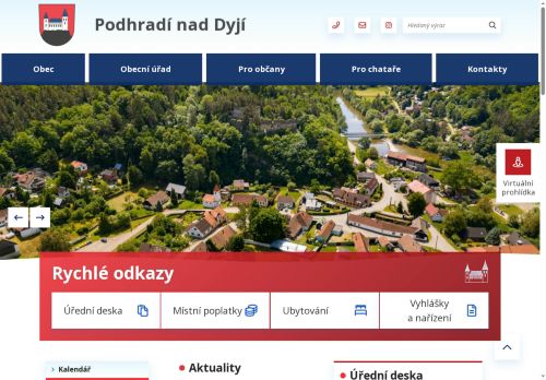 Zobrazit webové stránky Obecní úřad Podhradí nad Dyjí