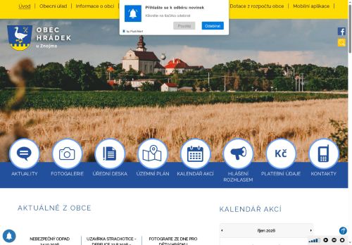 Zobrazit webové stránky Obecní úřad Hrádek