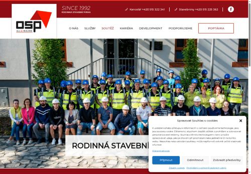 OSP, spol. s r.o. nabízí práci na pozici Stavební dělník (m/ž) v obci Moravský Krumlov